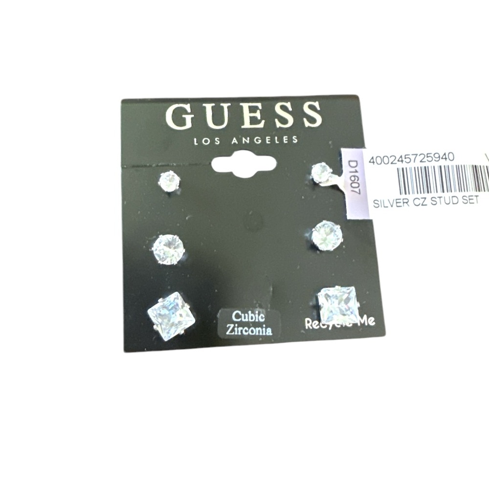 Guess Stud Earrings Set of 6 NEW